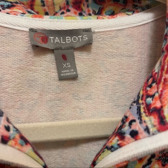 Talbots Paisley Pullover Size XS - Picture 8 of 8